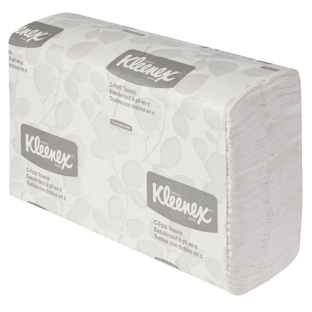 Kleenex White CFold Towels (150 per Pack)KCC01500 The Home Depot