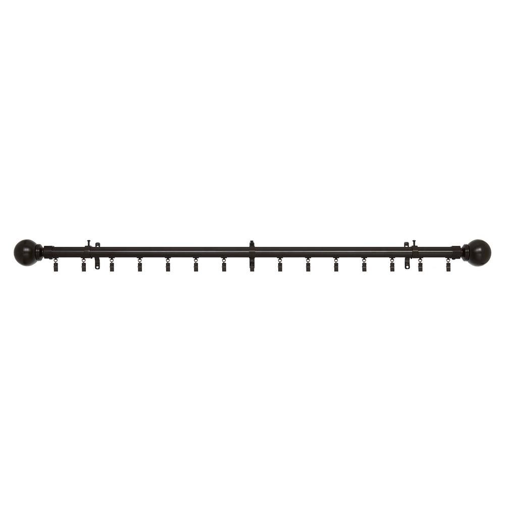 Achim Porter 36 In L 66 In L Innovative Traverse Curtain Rod