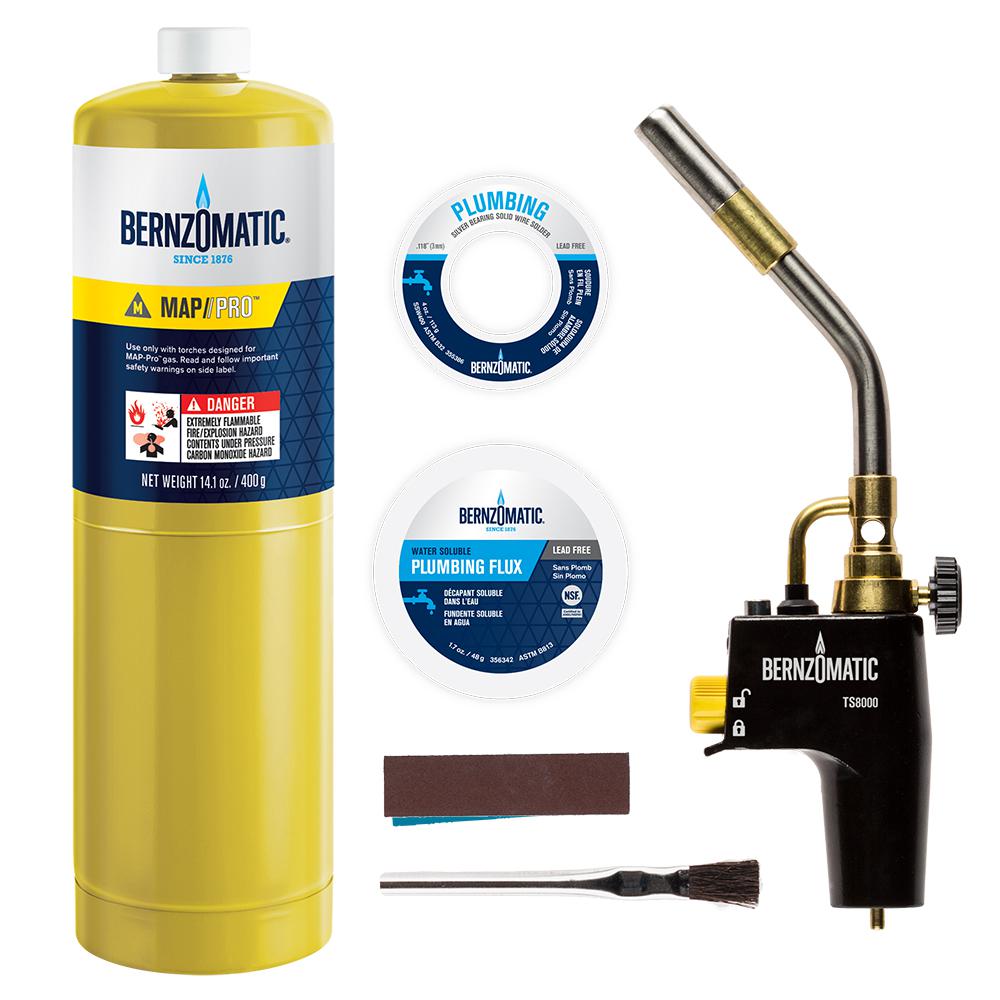 Bernzomatic PK8000KC Premium Plumber's Torch Kit-PK8000KC - The Home Depot