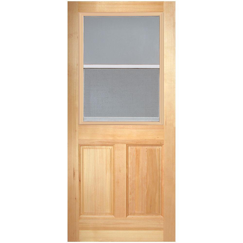 Masonite 36 In X 80 2 Panel Venting 1 Lite Clear Glass Masonite 36 In X 80 2 Panel Venting 1 Lite