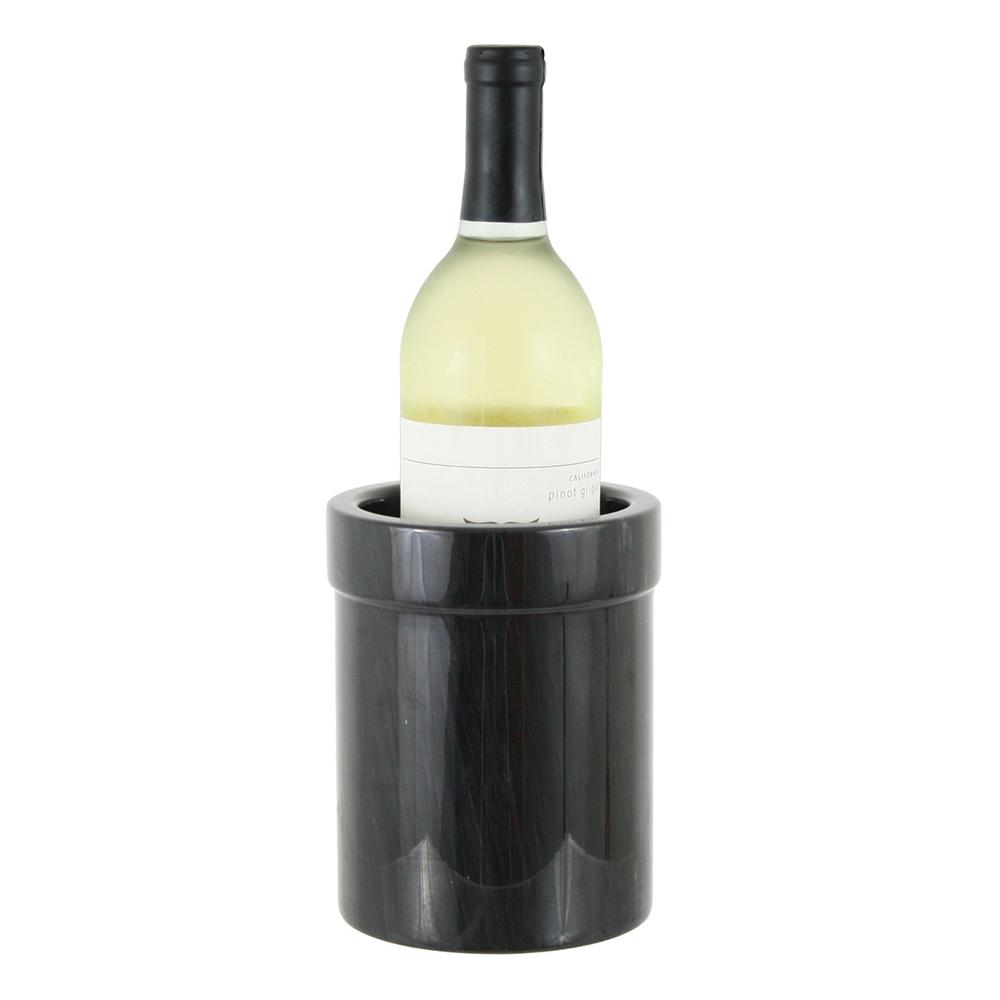 Black Marble Chiller With Lip