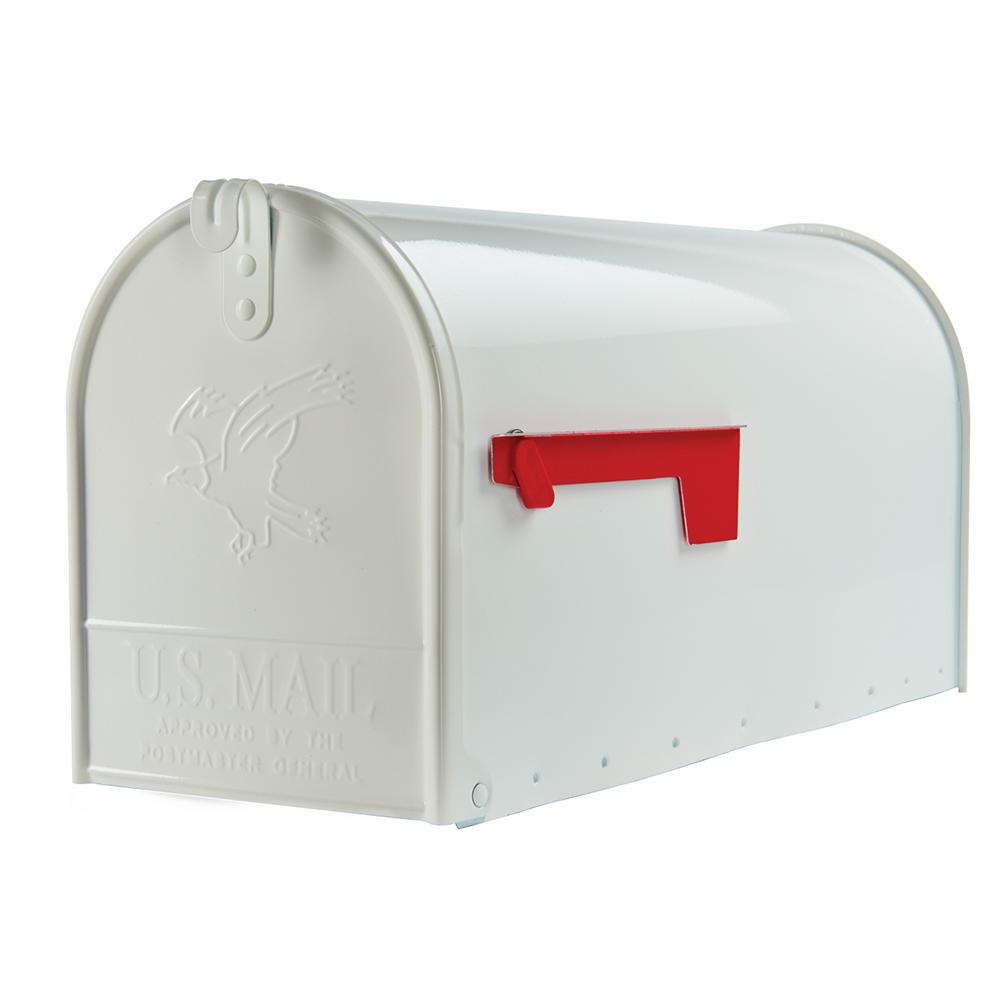 Solar Group Inc E16W Large White Rural Size Mailbox