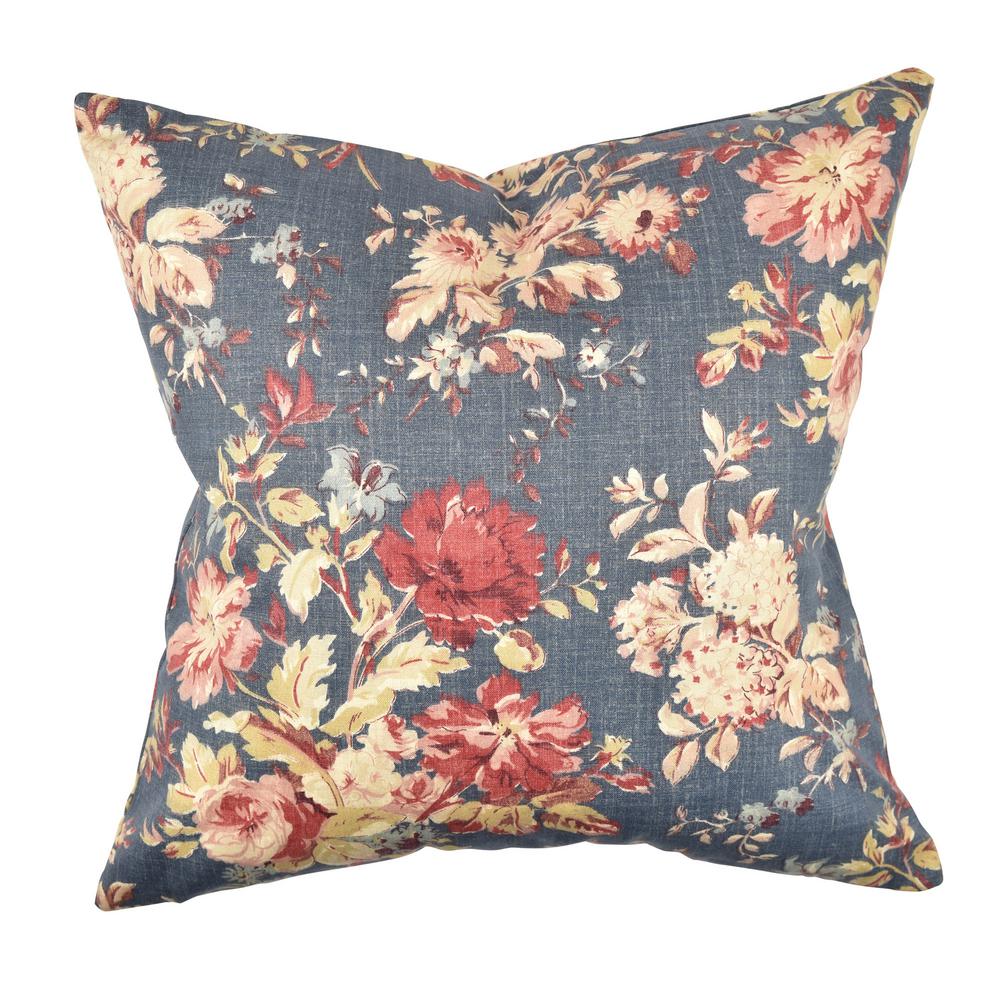 Vesper Lane Elegant Floral Down Standard Throw Pillow Fl07blz18i