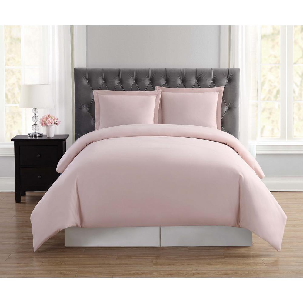 Truly Soft Everyday 3 Piece Blush Full Queen Duvet Cover Set