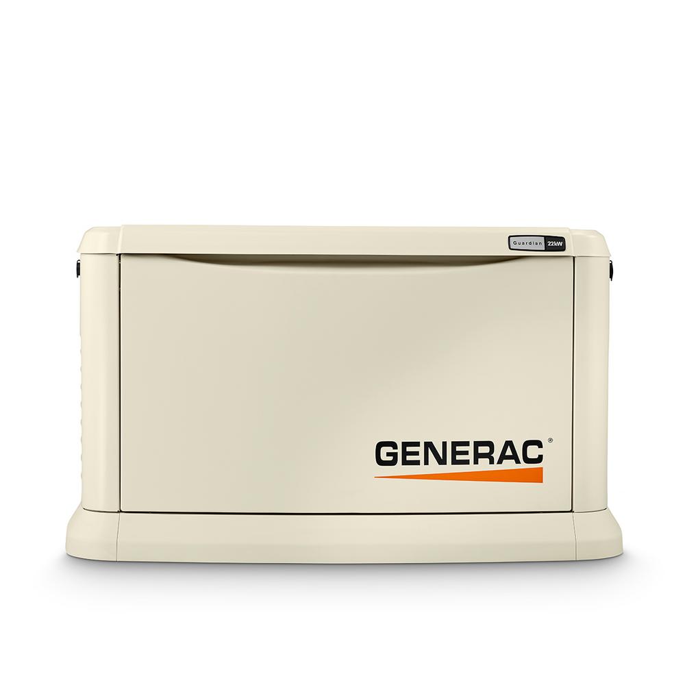 Generac 200 Watt Lp Watt Ng Air Cooled Standby Generator With Wi Fi And Whole House 0 Amp Nema3 Transfer Switch 7043 The Home Depot