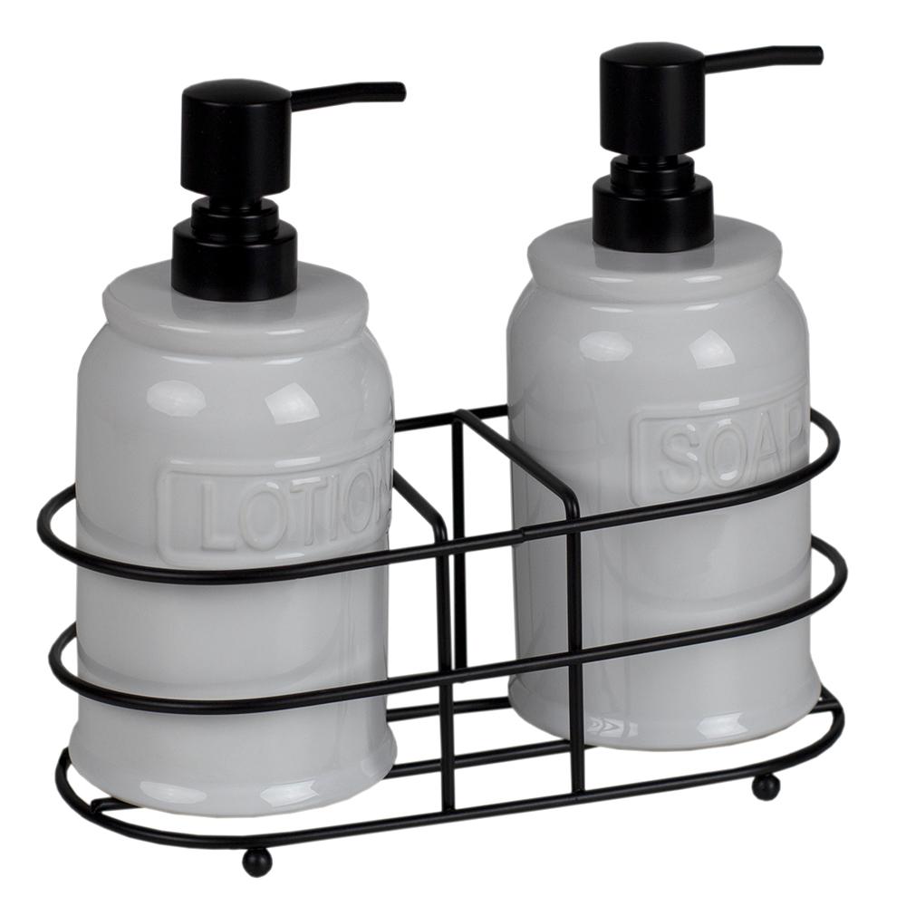 soap and lotion dispenser set