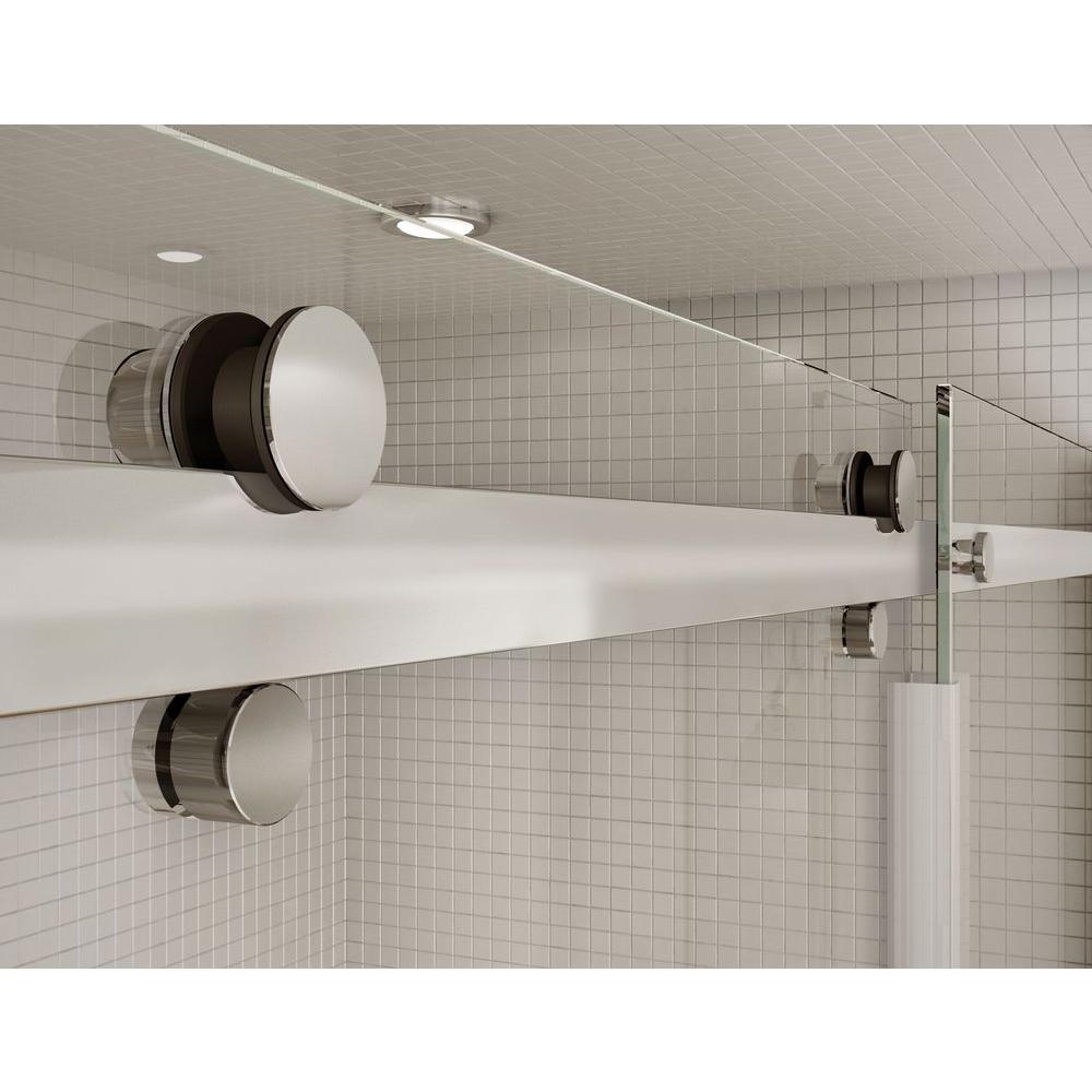 Maax Halo 32 In X 60 In X 83 In Frameless Sliding Shower Kit In