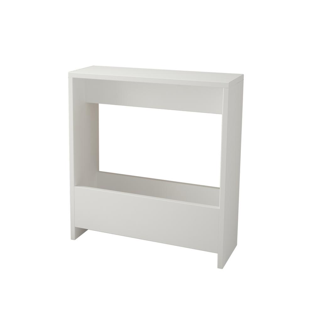 Selma White Modern Side Table