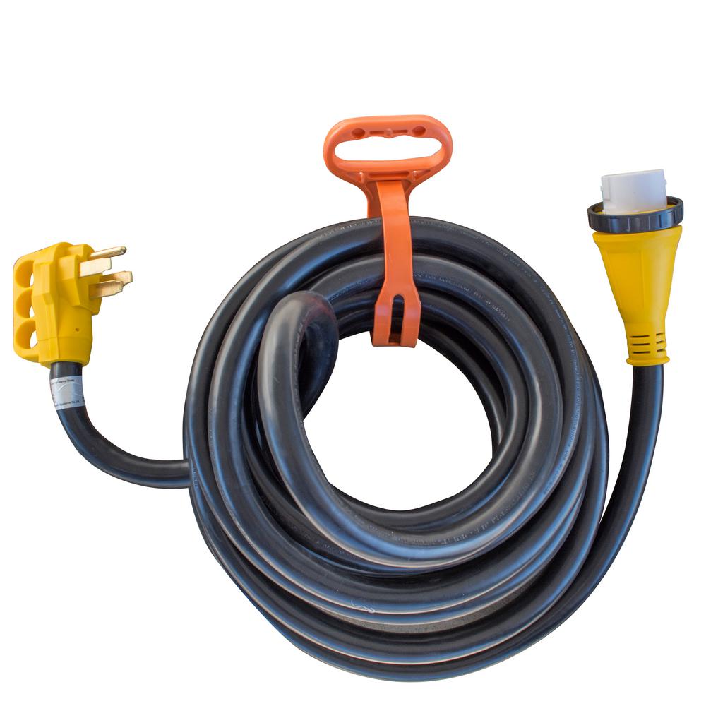Sportsman 30 ft. 125/250 Volt 50 Amp Marine Type Pigtail Extension Cord