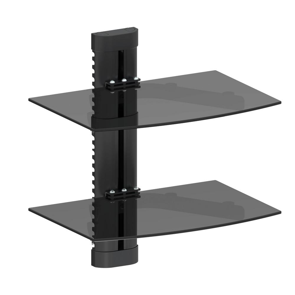 Promounts Double Av Wall Shelf Fsh2 The Home Depot Promounts Double Av Wall Shelf Fsh2