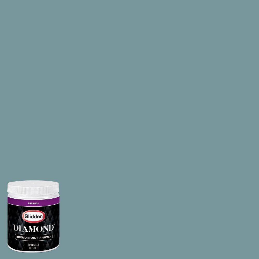 Glidden Diamond 8 oz. HDGB37D Old Nantucket Teal Eggshell Interior
