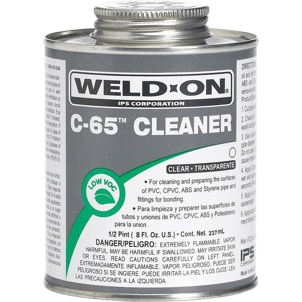 Weld-On 8 oz. PVC-CPVC C65 Cleaner in Clear by Weld-On