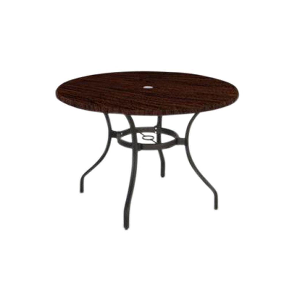 Hampton Bay Manila Bay Commerical, Contract Grade 40 in. Round Werzalit