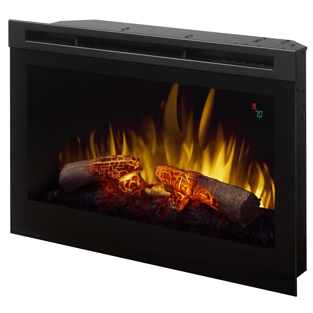 Dimplex Electric Fireplace Insert 120V 25 in. LED Flame Firebox 400 sq