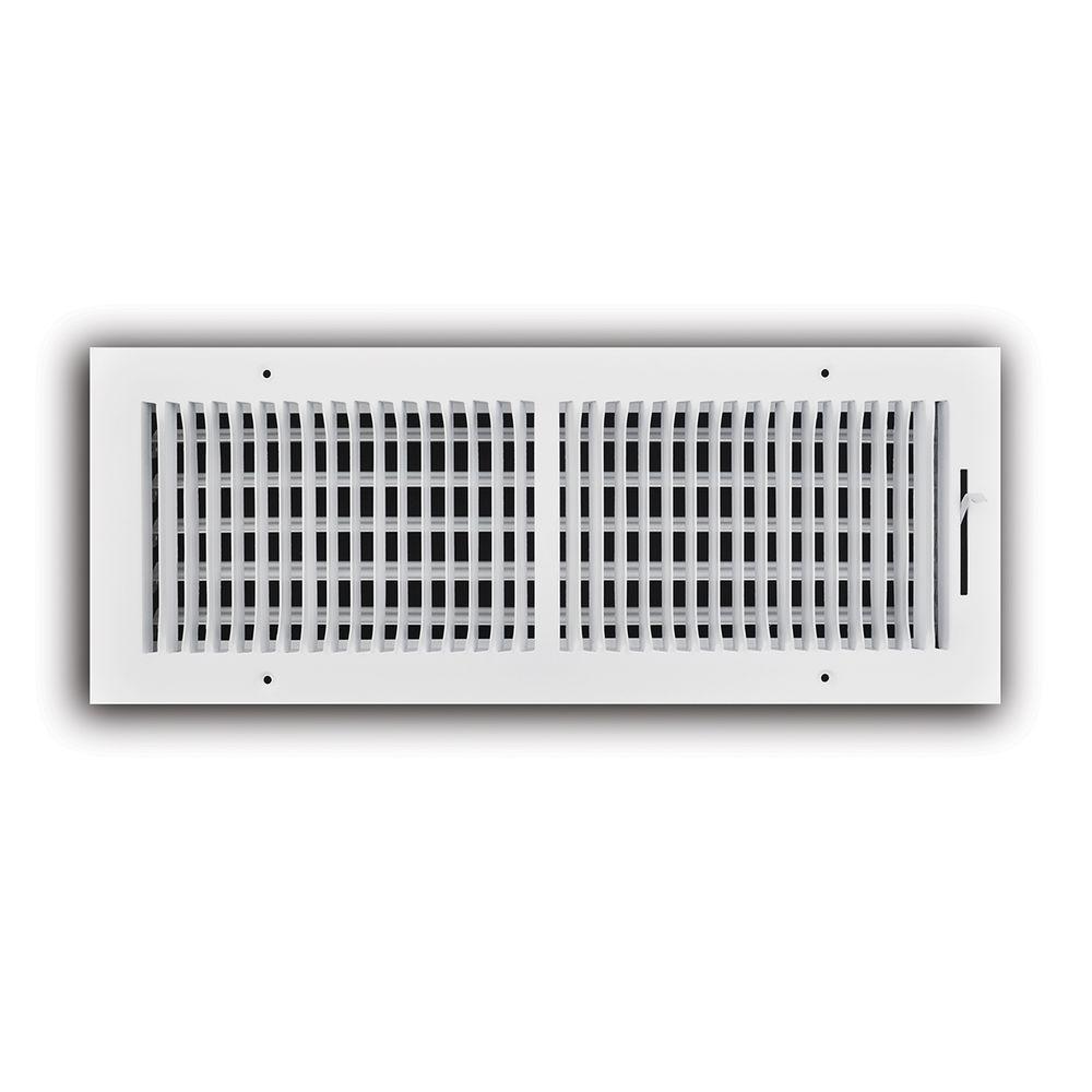 TruAire 18 in. x 6 in. 2Way Wall/Ceiling Register102M 18X06 The