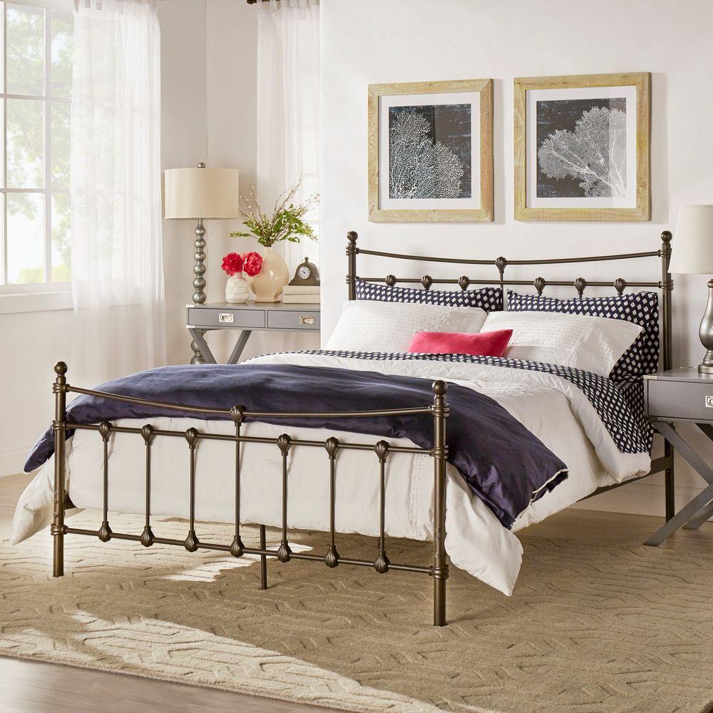 Homesullivan Gable Dark Brown King Bed Frame 40e488bk 1brbd The Homesullivan Gable Dark Brown King Bed Frame