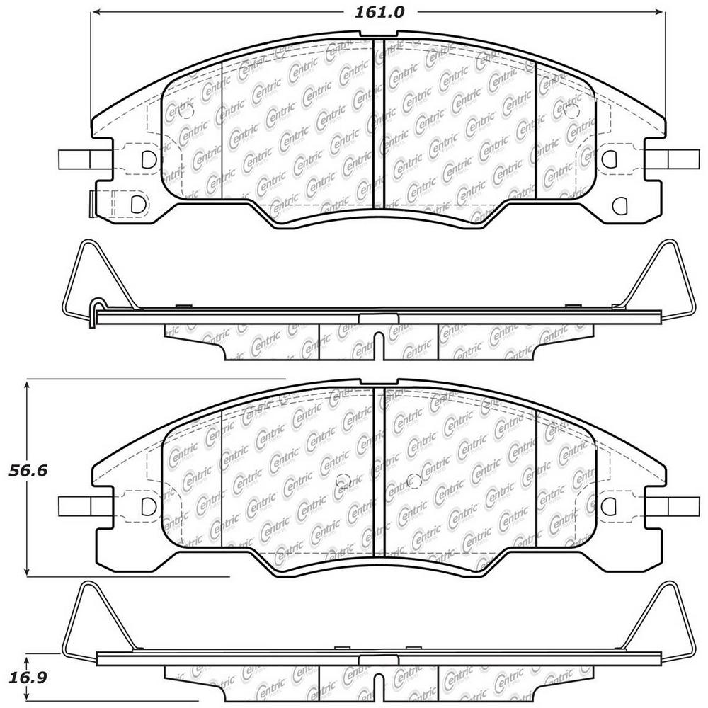 Centric 103.13390 Brake Pad