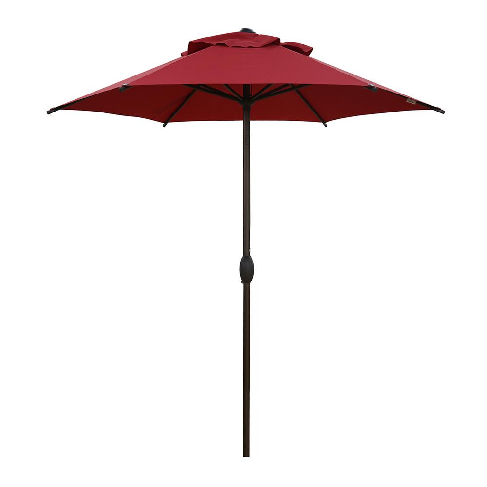 Abba Patio 7-1/2 ft. Round Outdoor Market with Push Button Tilt and