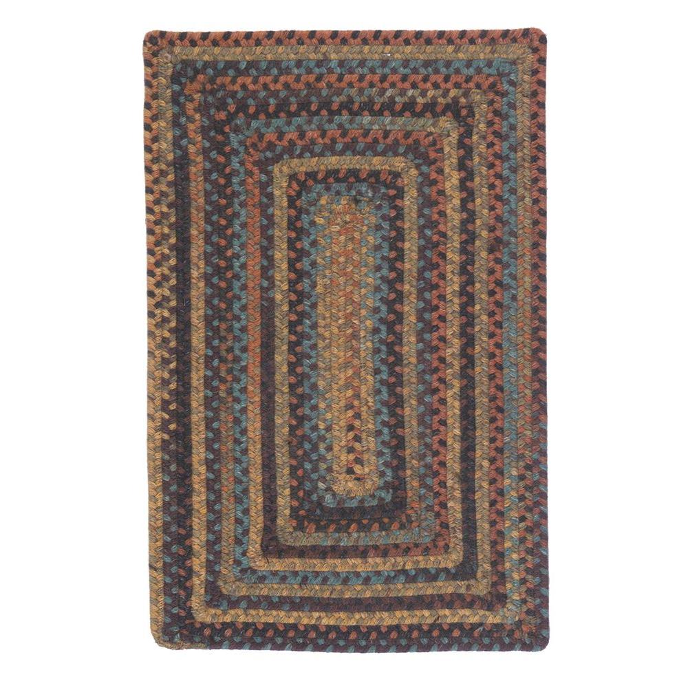 Machine Made Wool Blend Area Rugs The Home Depot Rectangle Braided Area Rug