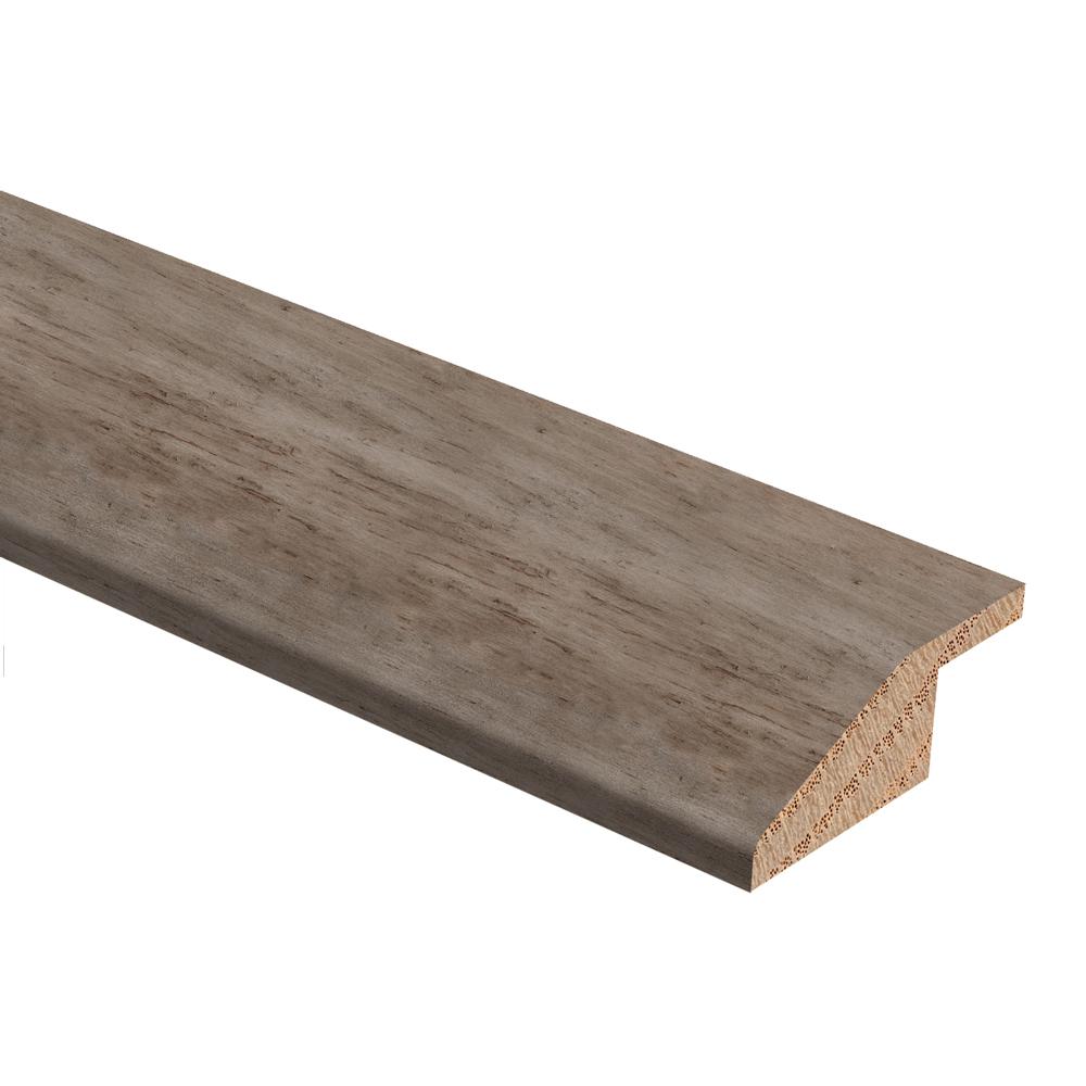 Zamma Strand Woven Bamboo Earl Grey 3/8 in. Thick x 1-3/4 in. Wide x 94 in. Length Hardwood Multi-Purpose Reducer Molding, Light