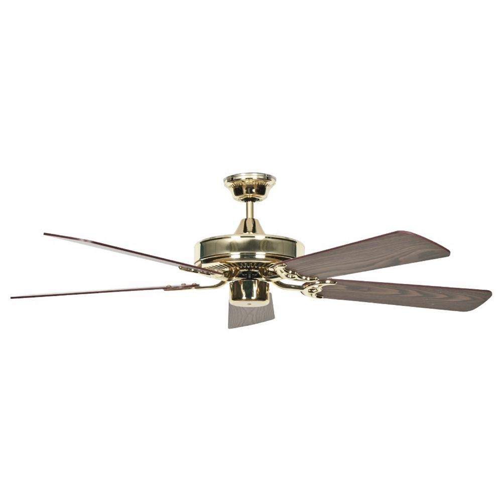 Concord Fans California Home Series 52 In Indoor Polished Brass Ceiling Fan