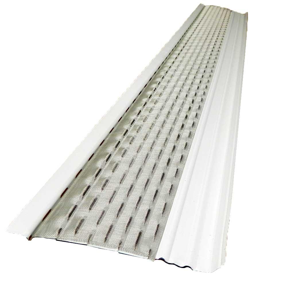Gutter Guard By Gutterglove 4 Ft L X 5 In W Stainless Steel Micro Mesh Gutter Guard 20 Pack Thd80 The Home Depot