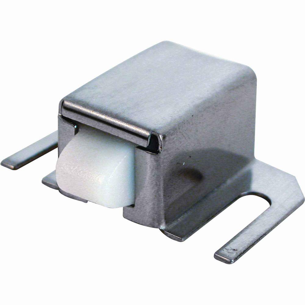 PrimeLine StainlessSteel Shower Door Catch With SpringLoaded Nylon