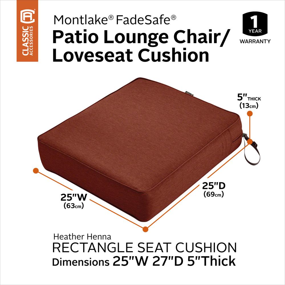 Clic Accessories Montlake Heather Henna Red 25 In W X 27 D Clic Accessories Montlake Heather