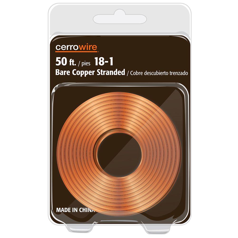 Southwire 250 ft. 18/8 Brown Solid Copper Thermostat wire-65676944 ...