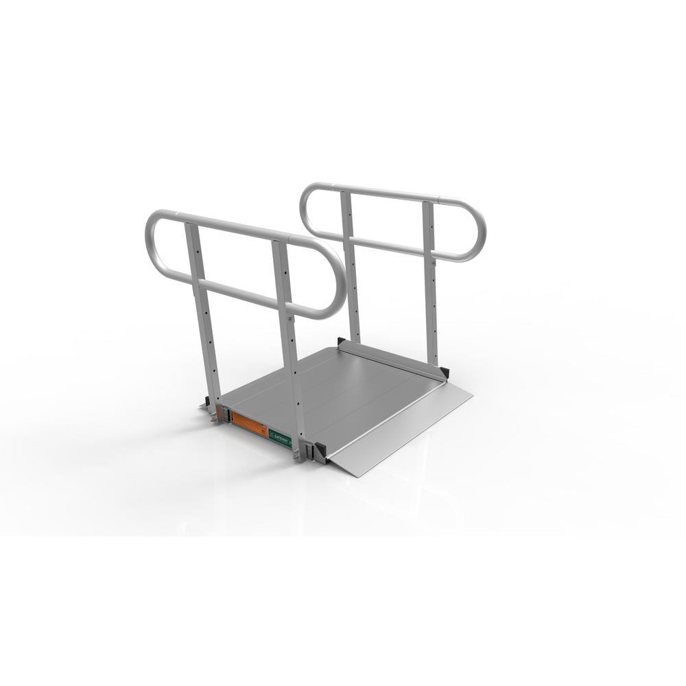 Ez Access Gateway 3g 3 Ft Aluminum Solid Surface Portable Ramp With