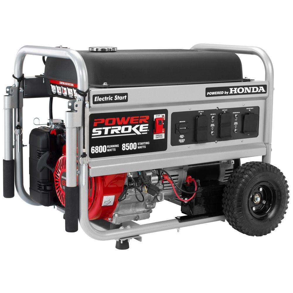 Generac 15,000-Watt Gasoline Powered Portable Generator with OHVI ...