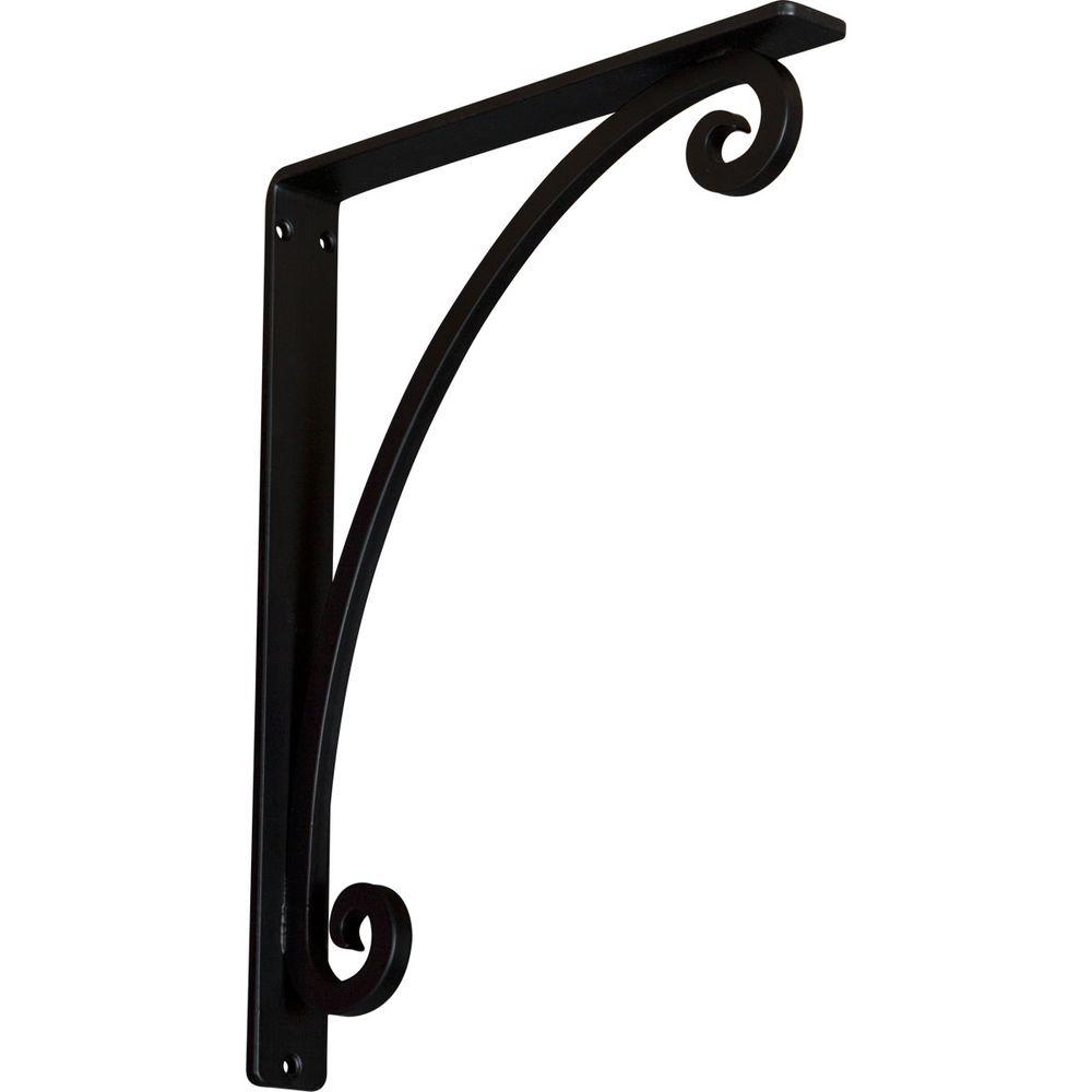 Ekena Millwork 1 1 2 In X 15 In X 12 In Wrought Iron Single