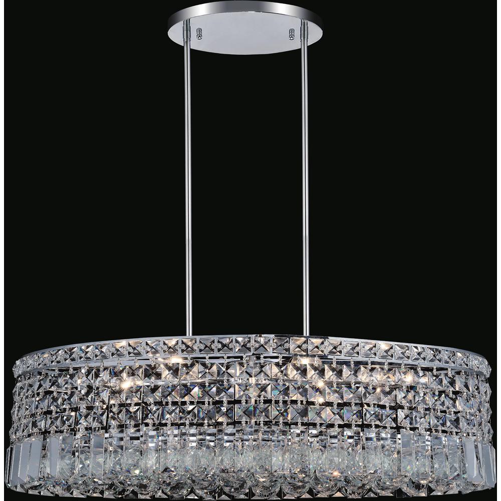 Cwi Lighting Colosseum 8 Light Chrome Chandelier 8030p18c S The Cwi Lighting Colosseum 8 Light Chrome Chandelier