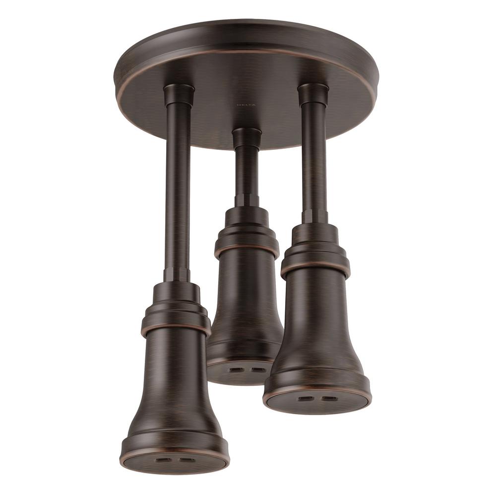 Delta Traditional Pendant 1-Spray 9.3 in. Triple Ceiling ...
