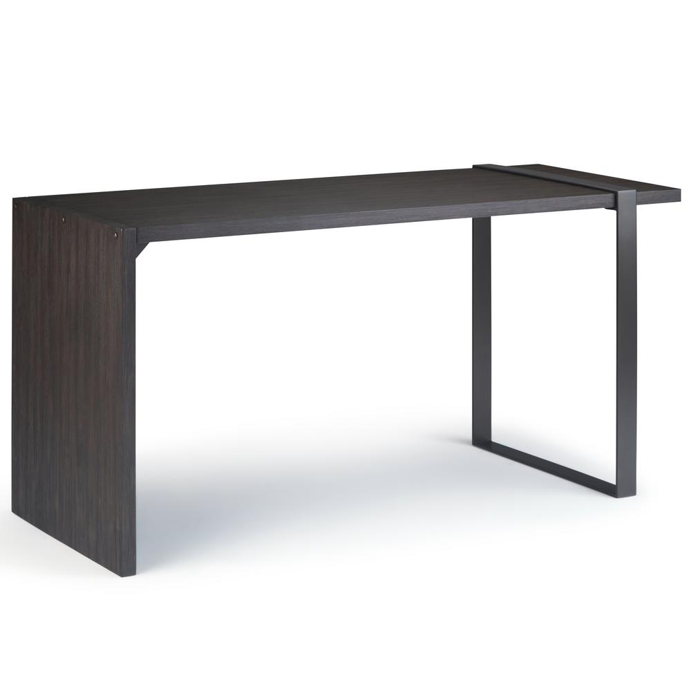 Simpli Home Montgomery Solid Acacia Wood And Metal Modern Solid Acacia Wood And Metal Modern