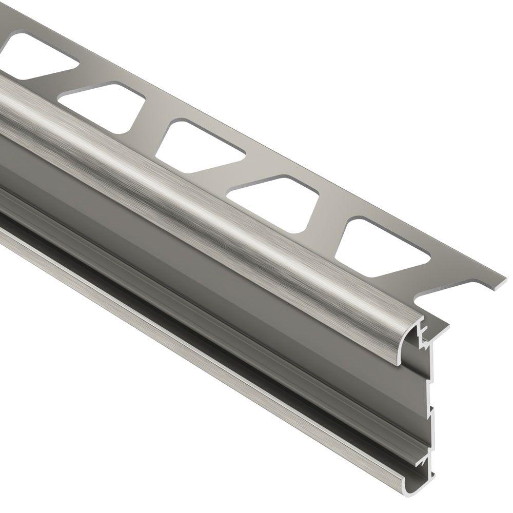 Schluter Rondec Ct Brushed Nickel Anodized Aluminum 1 2 In X 8 Ft Schluter Rondec Ct Brushed Nickel Anodized Aluminum 1 2 In X 8 Ft