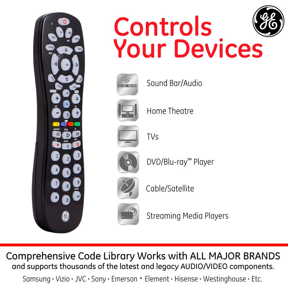 ge universal remote 4 digit codes for gpx tv