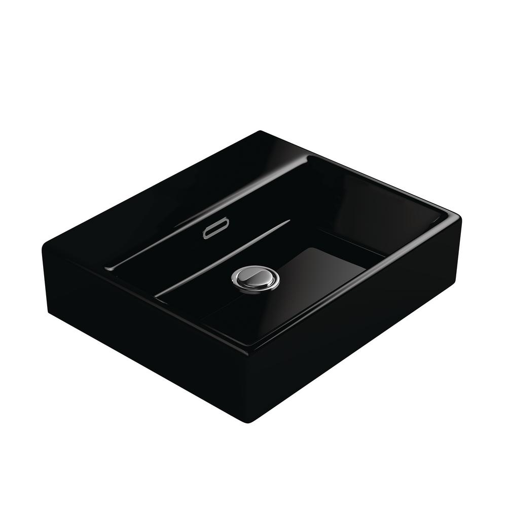 WS Bath Collections Quattro 50 BG Wall Mount / Vessel Bathroom Sink in ...