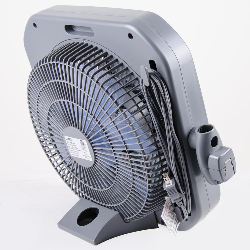 Air Innovations 12 Swirl Cool Fan with Cord Wrap Black Heating, Cooling