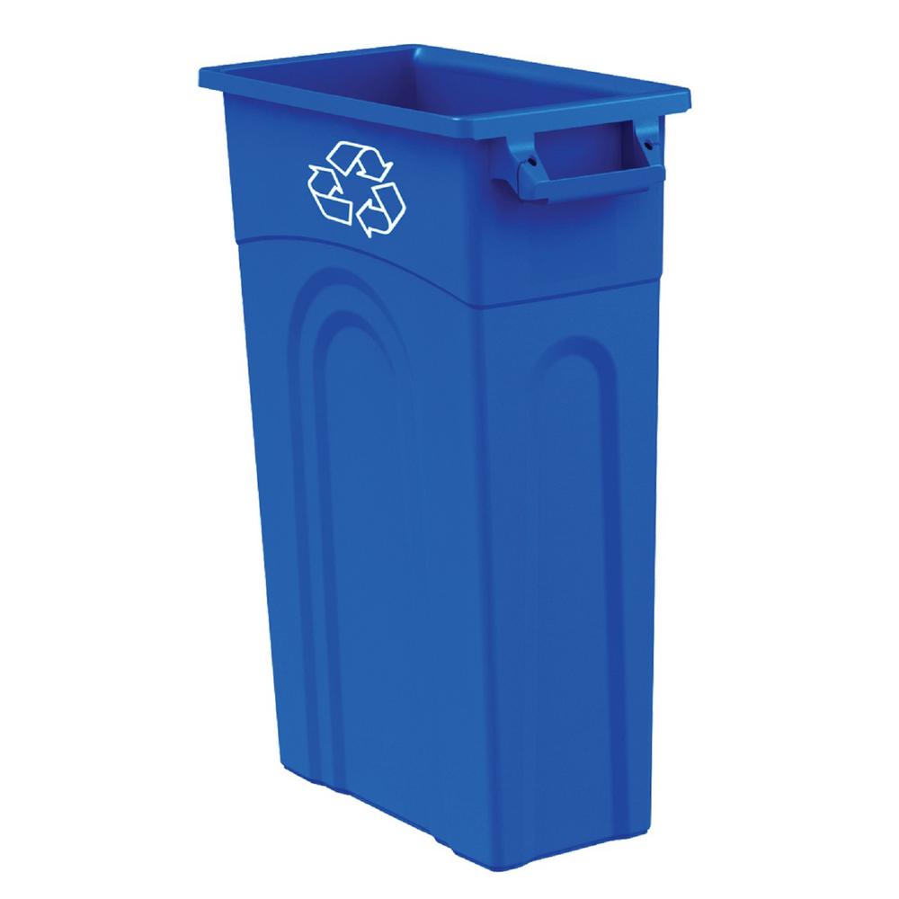 Rubbermaid Commercial Products 18 Gal. Blue Recycling BinRCP571873BE