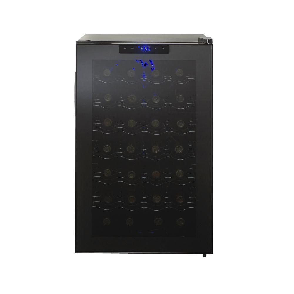 Wine Enthusiast Beverage Keg Coolers Liances The Silent 28 Bottle Touchscreen Wine Cooler