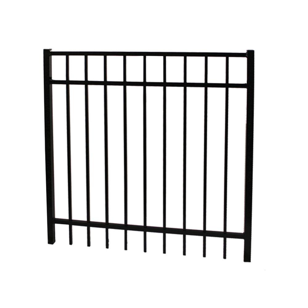 Black - Metal Fence Gates - Metal Fencing - The Home Depot