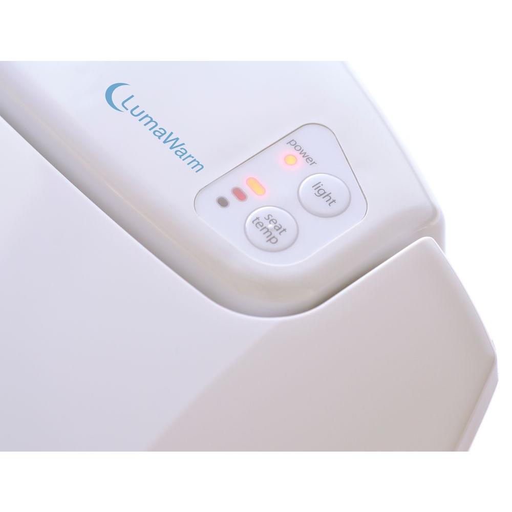 NEW Brondell L60-EB BISCUIT LumaWarm Heated Nightlight Elongated Toilet Seat