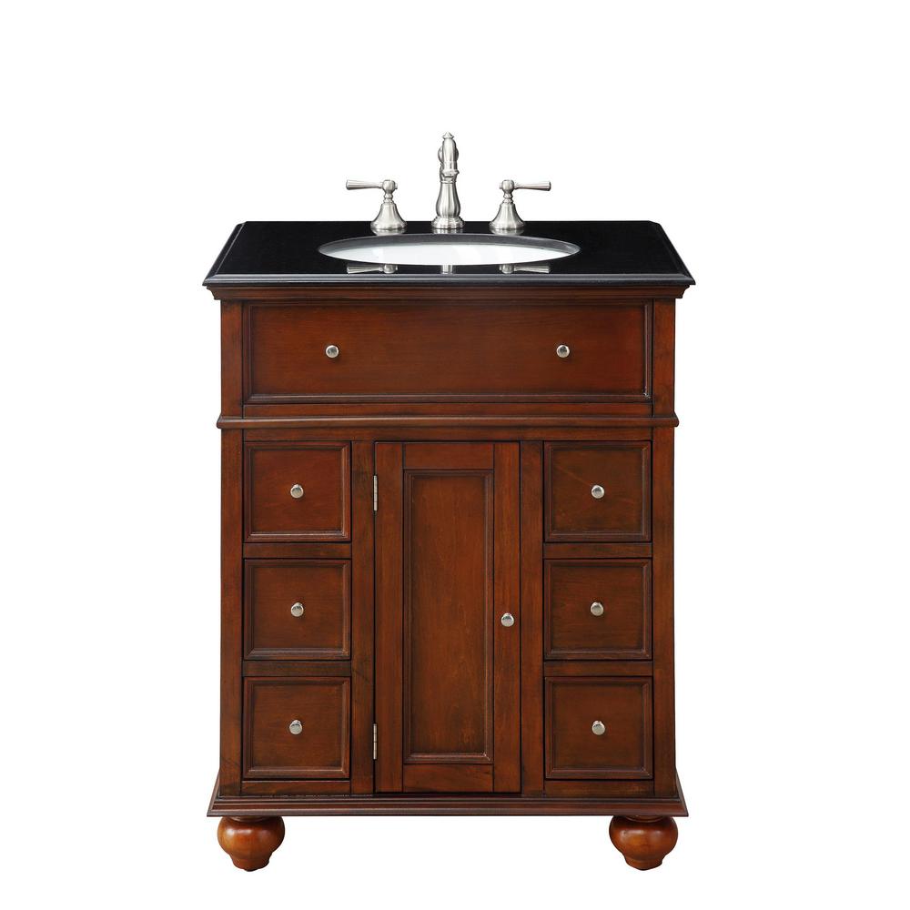 Home Decorators Collection Hampton Harbor 28 In W X 22 D Bath Vanity Sequoia With Granite Top Black Bf 22267 Sq The Depot - Home Decorators Collection Bathroom Vanity Reviews Home Decorators Collection Hampton Harbor 28 In W X 22 D Bath Vanity Sequoia With Granite Top Black Bf 22267 Sq The Depot - Home Decorators Collection Bathroom Vanity Reviews