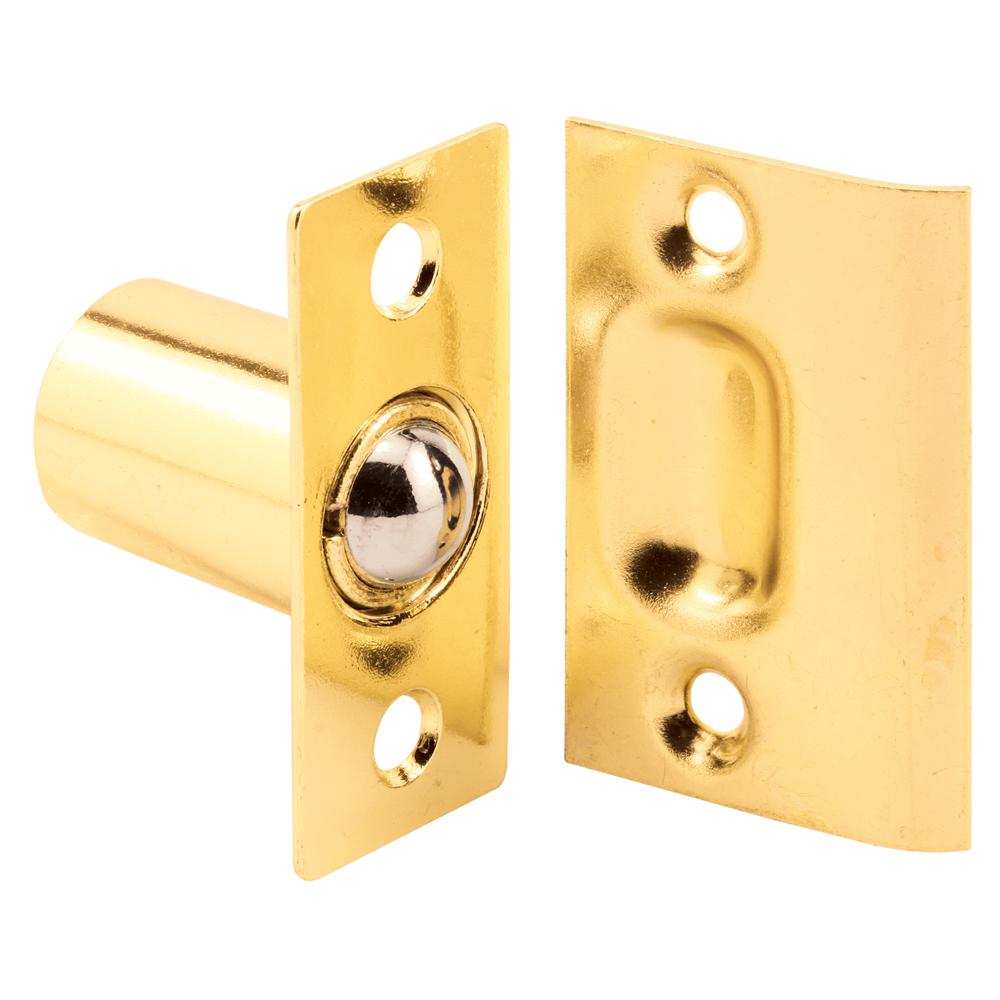 Prime Line 27 32 In Brass Plated Housing And Plates Steel Ball