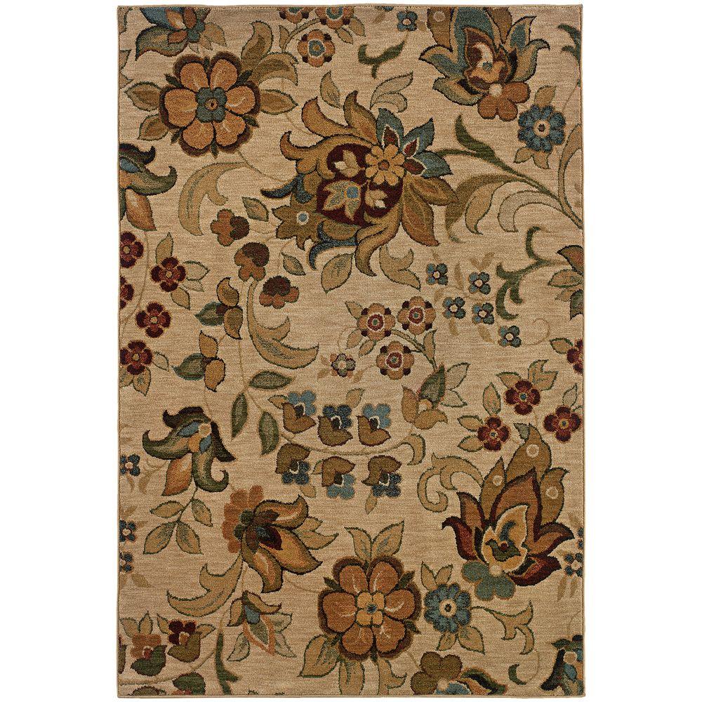 Home Decorators Collection Era Beige 7 ft. 8 in. x 10 ft. 10 in. Area Rug0387040420 The Home