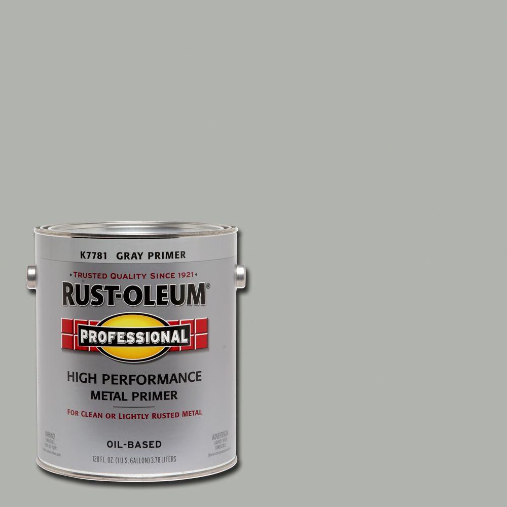 Rust-Oleum Professional 1 gal. Gray Flat Rust Preventive Primer (Case ...