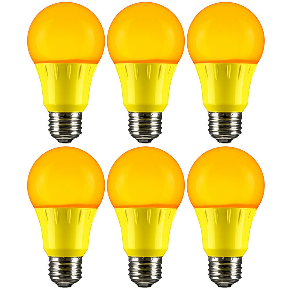 Sunlite 22 Watt Equivalent A19 Led Yellow Light Bulbs Medium E26 Sunlite 22 Watt Equivalent A19 Led