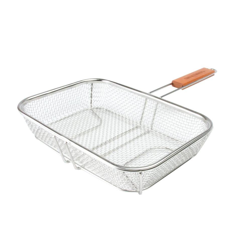 Charcoal Companion Stainless Wire Mesh Grilling BasketCC3105 The