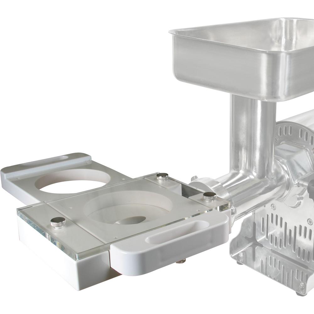Rapid Patty Maker Attachment Electric Meat Grinder, White